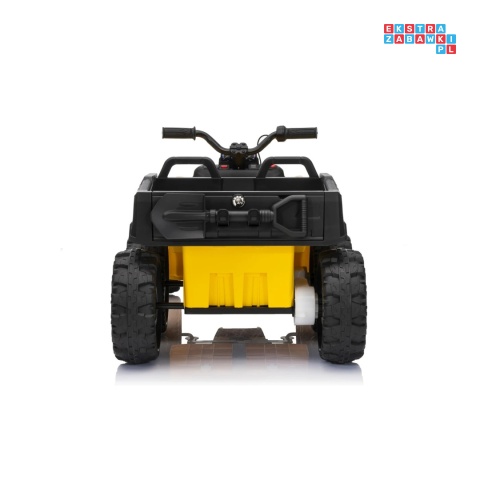 [HL699] Quad Sport TX ATV z paką 4x35W 24V/7Ah EVA ekoskóra bluetooth - żółty