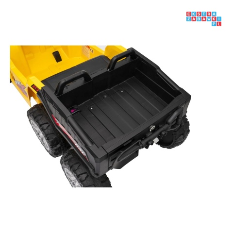 [HL699] Quad Sport TX ATV z paką 4x35W 24V/7Ah EVA ekoskóra bluetooth - żółty