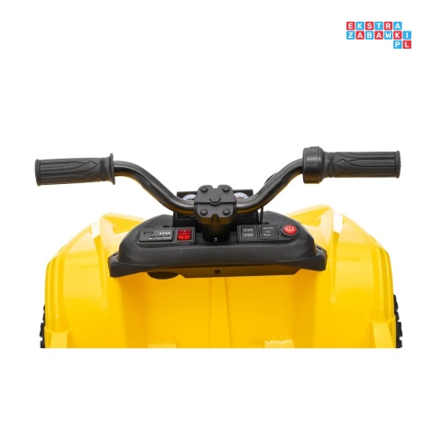 [HL699] Quad Sport TX ATV z paką 4x35W 24V/7Ah EVA ekoskóra bluetooth - żółty