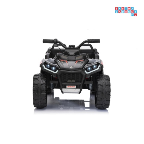 [HL699] Quad Sport TX ATV z paką 4x35W 24V/7Ah EVA ekoskóra bluetooth - czarny