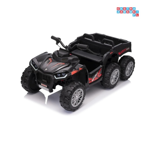 [HL699] Quad Sport TX ATV z paką 4x35W 24V/7Ah EVA ekoskóra bluetooth - czarny