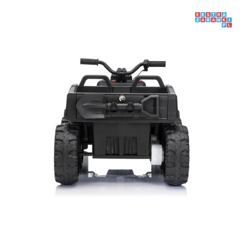 [HL699] Quad Sport TX ATV z paką 4x35W 24V/7Ah EVA ekoskóra bluetooth - czarny