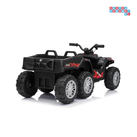 [HL699] Quad Sport TX ATV z paką 4x35W 24V/7Ah EVA ekoskóra bluetooth - czarny