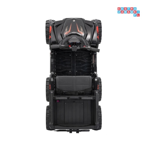 [HL699] Quad Sport TX ATV z paką 4x35W 24V/7Ah EVA ekoskóra bluetooth - czarny