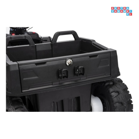 [HL699] Quad Sport TX ATV z paką 4x35W 24V/7Ah EVA ekoskóra bluetooth - czarny