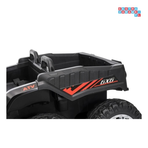 [HL699] Quad Sport TX ATV z paką 4x35W 24V/7Ah EVA ekoskóra bluetooth - czarny