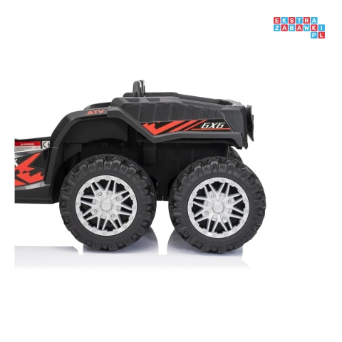 [HL699] Quad Sport TX ATV z paką 4x35W 24V/7Ah EVA ekoskóra bluetooth - czarny