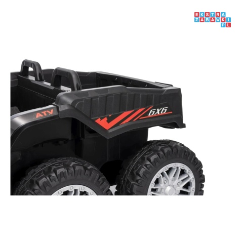 [HL699] Quad Sport TX ATV z paką 4x35W 24V/7Ah EVA ekoskóra bluetooth - czarny