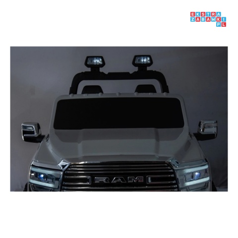 [JJ2599] Auto Ram 3500 na akumulator 2x200W 24V/7Ah ekosóra EVA LED bluetooth - biały