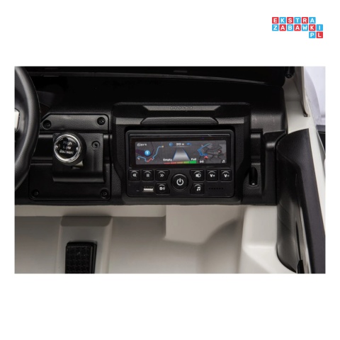 [JJ2599] Auto Ram 3500 na akumulator 2x200W 24V/7Ah ekosóra EVA LED bluetooth - biały