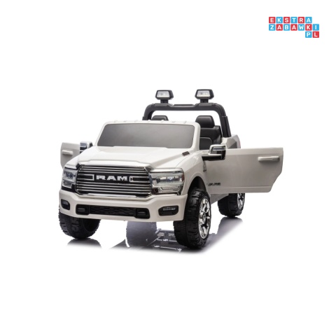 [JJ2599] Auto Ram 3500 na akumulator 2x200W 24V/7Ah ekosóra EVA LED bluetooth - biały