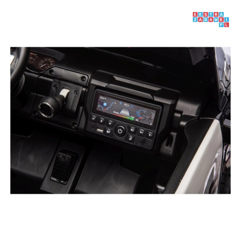 [JJ2599P] Auto policyjne Ram 3500 na akumulator 2x200W 24V/7Ah syrena koguty ekosóra EVA LED