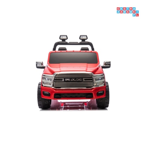 [JJ2599] Auto Ram 3500 na akumulator 2x200W 24V/7Ah ekosóra EVA LED bluetooth - czerwony