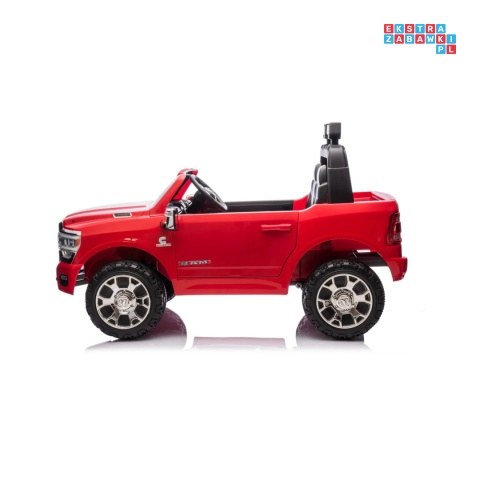 [JJ2599] Auto Ram 3500 na akumulator 2x200W 24V/7Ah ekosóra EVA LED bluetooth - czerwony