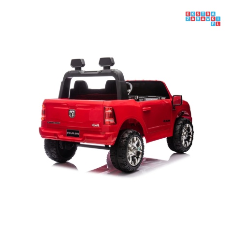 [JJ2599] Auto Ram 3500 na akumulator 2x200W 24V/7Ah ekosóra EVA LED bluetooth - czerwony