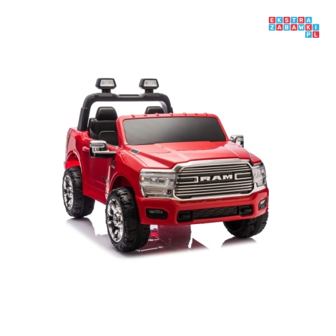 [JJ2599] Auto Ram 3500 na akumulator 2x200W 24V/7Ah ekosóra EVA LED bluetooth - czerwony