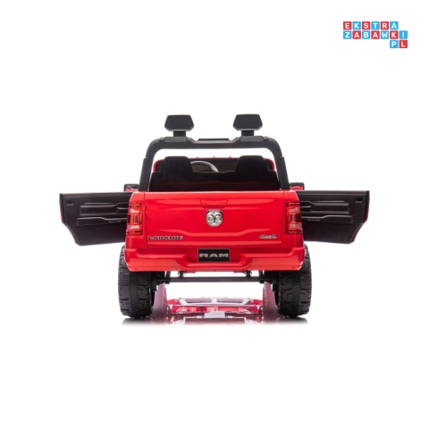 [JJ2599] Auto Ram 3500 na akumulator 2x200W 24V/7Ah ekosóra EVA LED bluetooth - czerwony