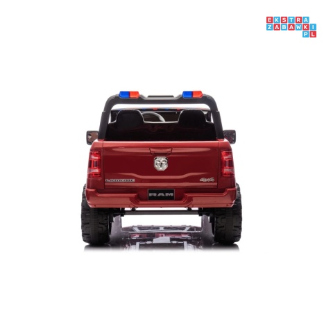 [JJ2599F] Auto straż pożarna Ram 3500 na akumulator 2x200W 24V/7Ah syrena koguty ekosóra EVA LED