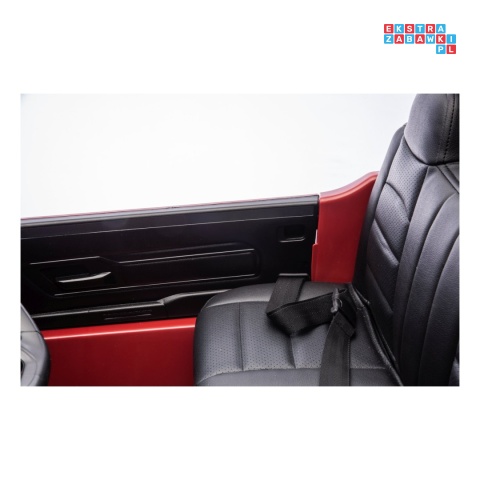 [JJ2599F] Auto straż pożarna Ram 3500 na akumulator 2x200W 24V/7Ah syrena koguty ekosóra EVA LED