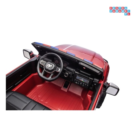 [JJ2599F] Auto straż pożarna Ram 3500 na akumulator 2x200W 24V/7Ah syrena koguty ekosóra EVA LED