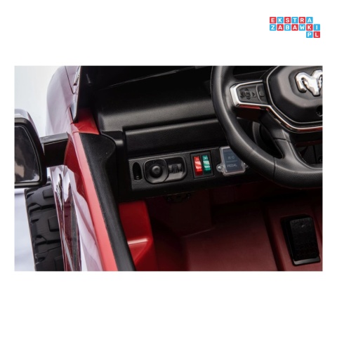 [JJ2599F] Auto straż pożarna Ram 3500 na akumulator 2x200W 24V/7Ah syrena koguty ekosóra EVA LED