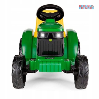 Mini traktorek John Deere Peg Perego na akumulator - mini ciągnik +1 z pokrowcem - rozmiar S