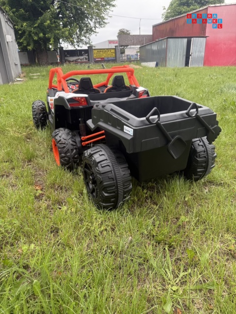 [BRJ.CZ] Uniwersalna przyczepka do pojazdów na akumulator przyczepa + uchwyt