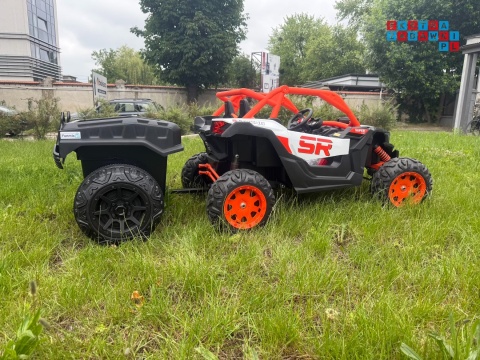 [BRJ.CZ] Uniwersalna przyczepka do pojazdów na akumulator przyczepa + uchwyt