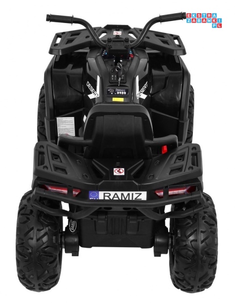 [XMX-607] Quad ATV Desert na akumulator 4x45W 12V/14Ah pilot LED EVA ekoskóra - czarny