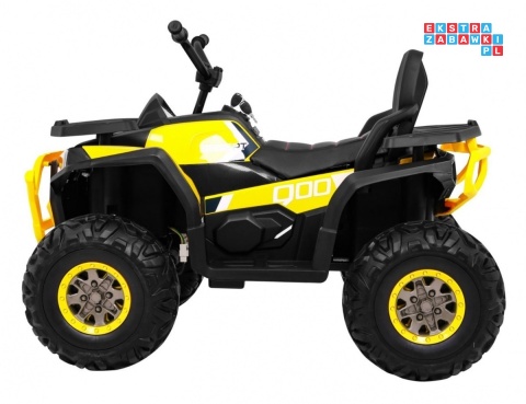 [XMX-607] Quad ATV Desert na akumulator 4x45W 12V/14Ah pilot LED EVA ekoskóra - żółty