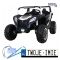 [A032] Buggy ATV Racing dwuosobowy na akumulator 4x200 24V/14Ah pilot MP3 LED - biały