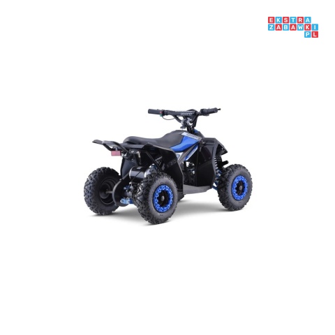 [ATV-11E] Quad HIPERFECT 1000W (48V/12Ah) silnik bezszczotkowy pompowane opony ekoskóra - niebieski