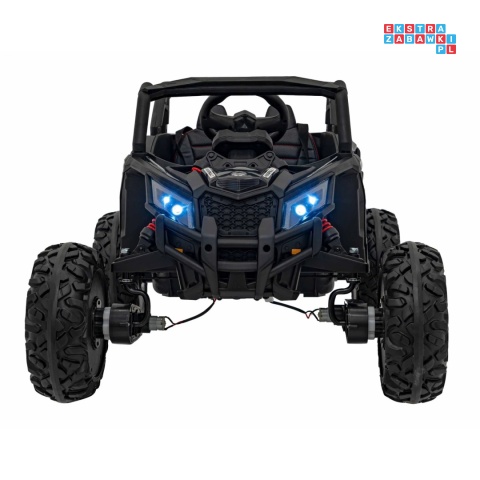 [JH-105] Buggy ATV Defend na akumulator 4x35W 12V/10Ah pilot ekoskóra EVA - czarny