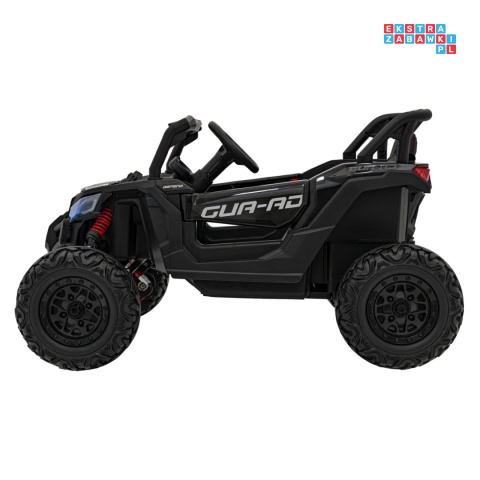 [JH-105] Buggy ATV Defend na akumulator 4x35W 12V/10Ah pilot ekoskóra EVA - czarny