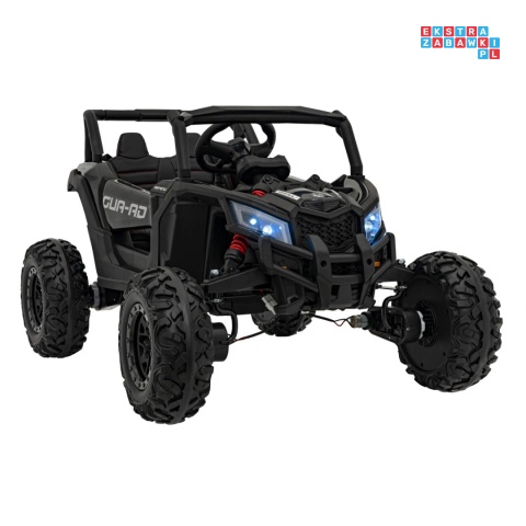 [JH-105] Buggy ATV Defend na akumulator 4x35W 12V/10Ah pilot ekoskóra EVA - czarny