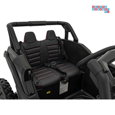 [JH-105] Buggy ATV Defend na akumulator 4x35W 12V/10Ah pilot ekoskóra EVA - czarny