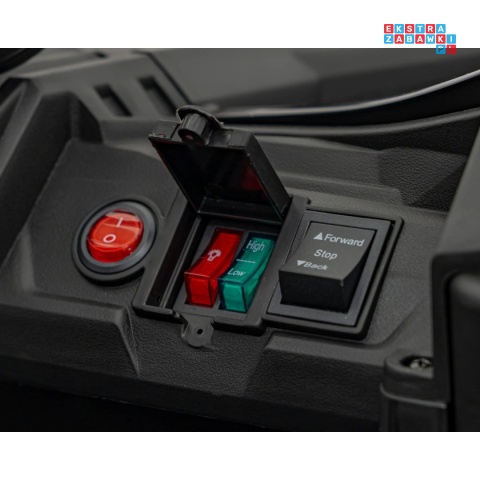 [JH-105] Buggy ATV Defend na akumulator 4x35W 12V/10Ah pilot ekoskóra EVA - czarny