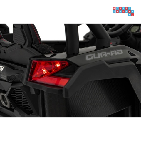 [JH-105] Buggy ATV Defend na akumulator 4x35W 12V/10Ah pilot ekoskóra EVA - czarny