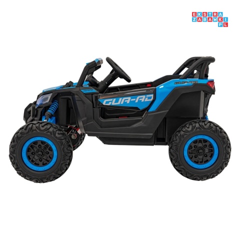 [JH-105] Buggy ATV Defend na akumulator 4x35W 12V/10Ah pilot ekoskóra EVA - niebieski