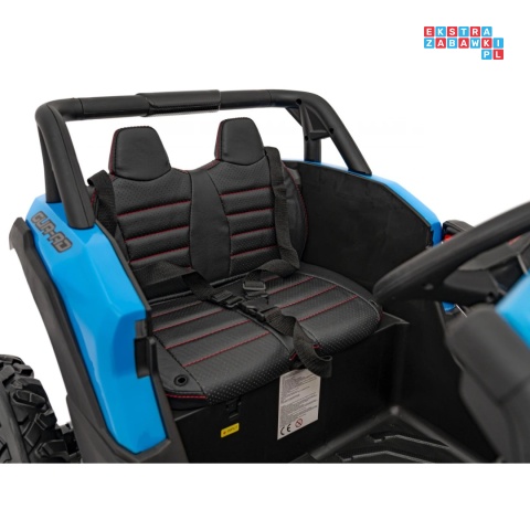 [JH-105] Buggy ATV Defend na akumulator 4x35W 12V/10Ah pilot ekoskóra EVA - niebieski