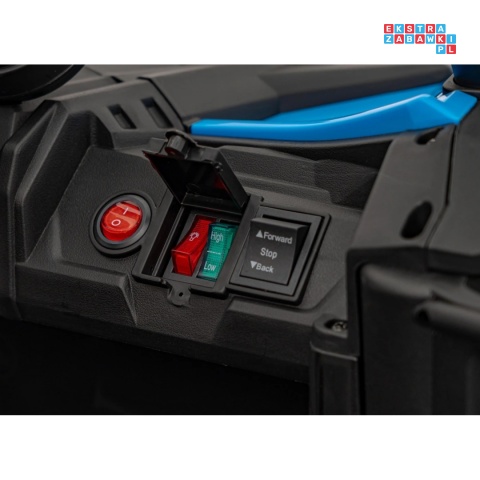 [JH-105] Buggy ATV Defend na akumulator 4x35W 12V/10Ah pilot ekoskóra EVA - niebieski