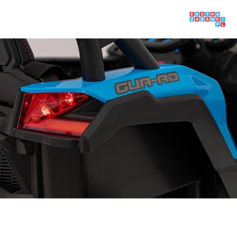 [JH-105] Buggy ATV Defend na akumulator 4x35W 12V/10Ah pilot ekoskóra EVA - niebieski