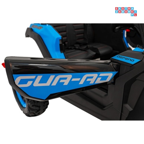 [JH-105] Buggy ATV Defend na akumulator 4x35W 12V/10Ah pilot ekoskóra EVA - niebieski