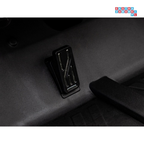 [CA001.STRONG] Buggy Maverick Turbo RR STRONG 2x320W 24V/20Ah ciche silniki pompowane koła ekoskóra - czarny