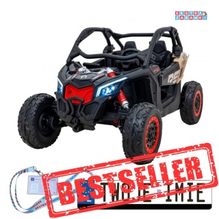 Maverick Turbo RR buggy dwuosobowy na akumulator - beżowy, 4x200W 24V/20Ah, koła EVA, ekoskóra, LED [DK-CA001]