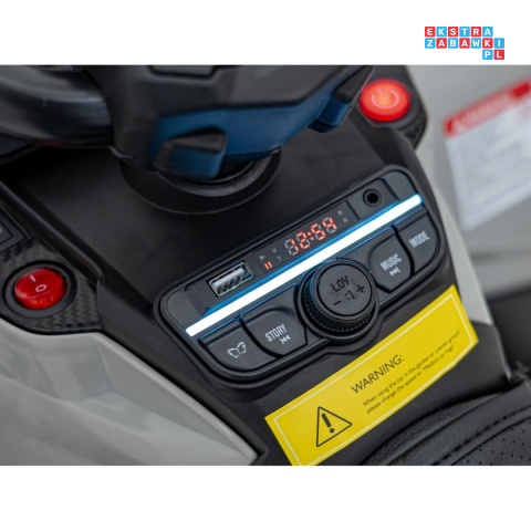 [DK-CA005] Quad CAN-AM Outlander 4x200W 24V/7Ah EVA LED - szary