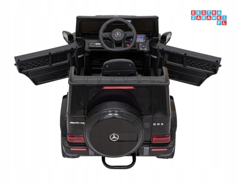 [BBH-0002] Mercedes AMG G63 Auto na akumulator 2x25W 12V/4.5Ah Pilot MP3 LED Wolny Start EVA - czarny