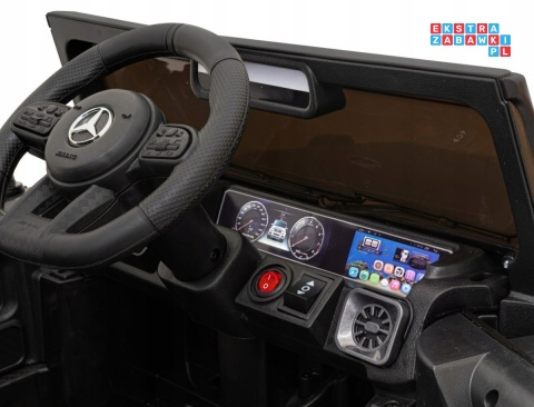 [BBH-0002] Mercedes AMG G63 Auto na akumulator 2x25W 12V/4.5Ah Pilot MP3 LED Wolny Start EVA - czarny