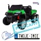 [PA.A730-2.ZIE] Farmer truck dwuosobowy na akumulator 4x35W 12V/14Ah - zielony
