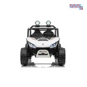[SX3558] Buggy SPEEDY na akumulator 4x200W 24V/10Ah ekoskóra LED EVA - biały